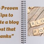 how to write a blog