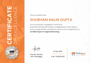 techiegigs certificates