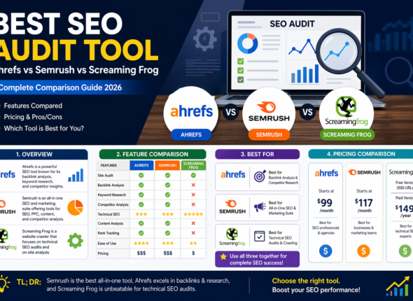 Best seo audit tool semrush vs ahref vs screaming frog