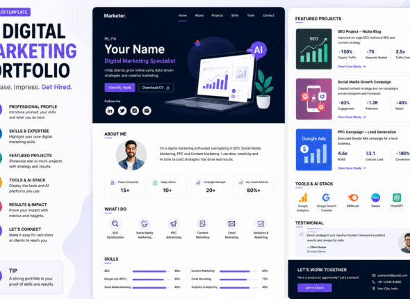 digital marketing portfolio