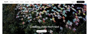 open ai video generation tool