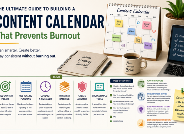 how to build a content calender